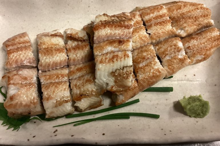 美味しい鰻の白焼き