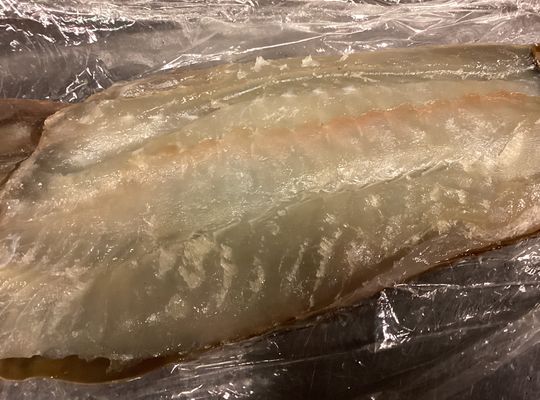 天然平目の昆布〆