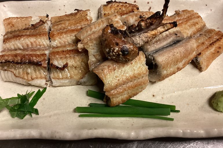 うなぎの白焼き