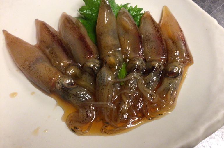 生ホタルイカの漬