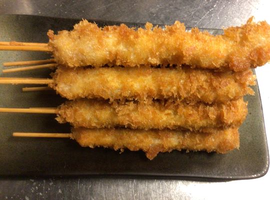 やんばる島豚の串カツ