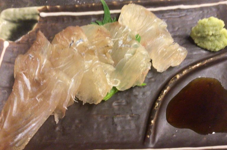天然平目の昆布〆