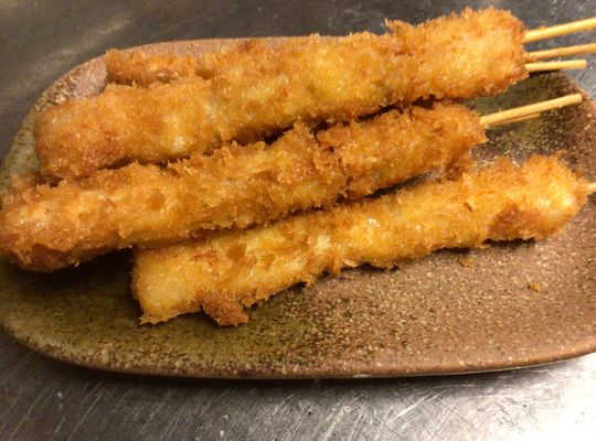 やんばる島豚の串カツ