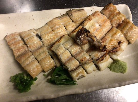 三河一色産うなぎの白焼き