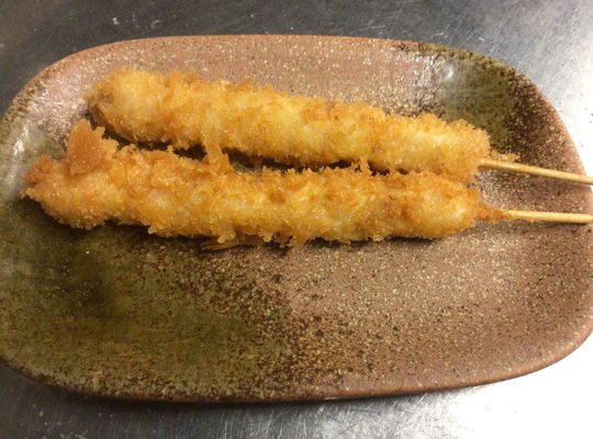 やんばる島豚の串カツ