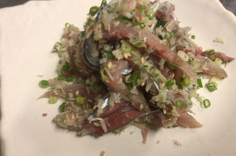 秋刀魚の刺身