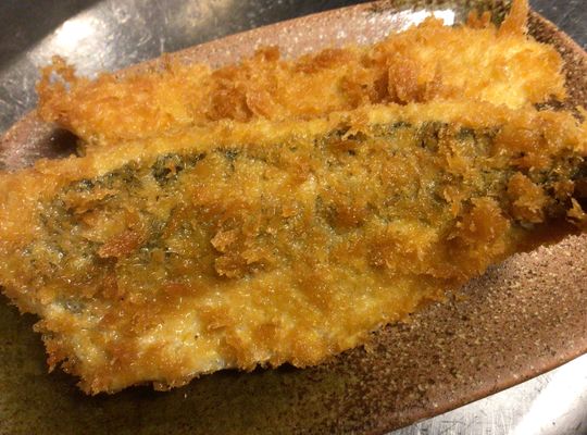 アジフライとカキフライ