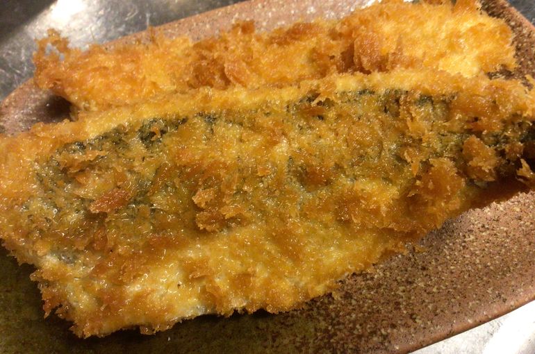 アジフライとカキフライ