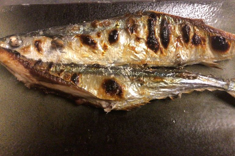 秋刀魚の塩焼き