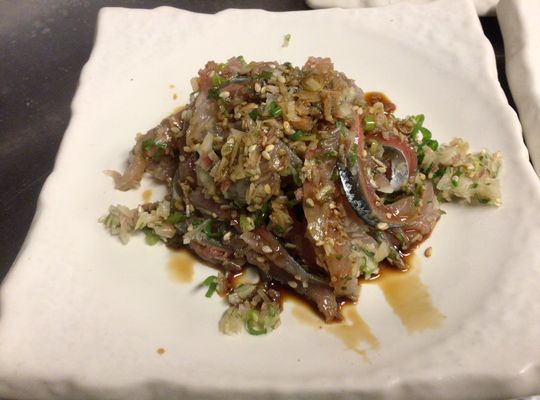 秋刀魚の刺身