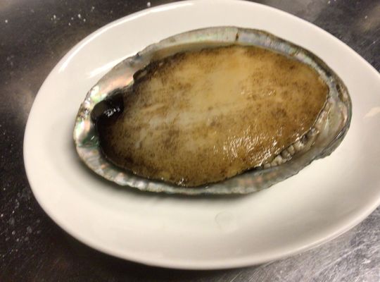 あわびの炭焼き