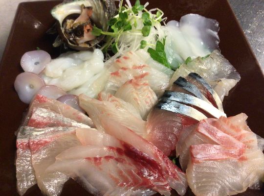 鮮度抜群の刺身