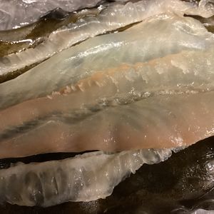 天然平目の昆布〆