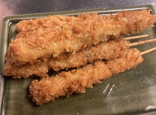 やんばる島豚の串カツ