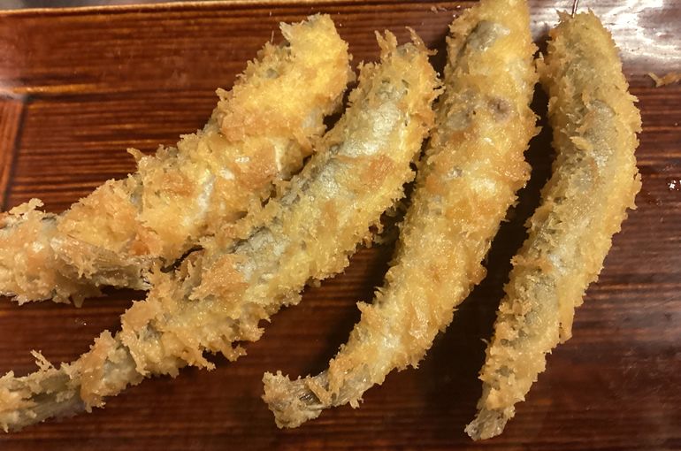 本物ししゃものフライ