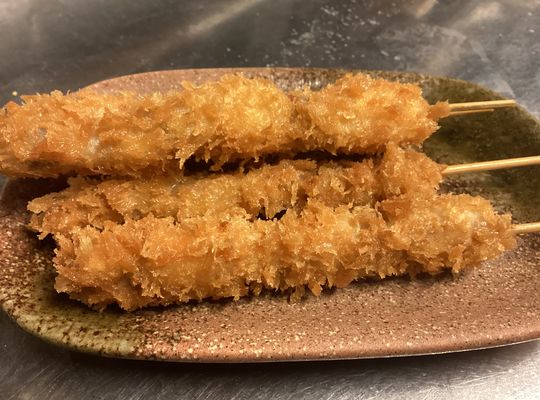 やんばる島豚の串カツ